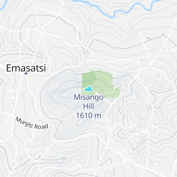 Map of Misango Hill
