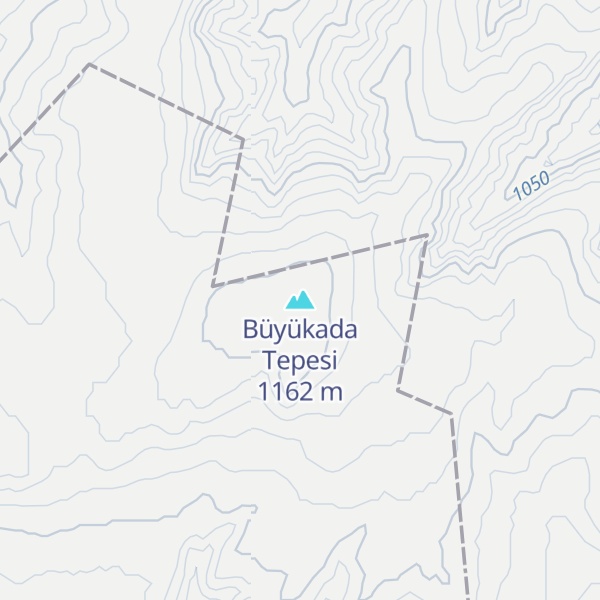 Map of Büyükada Tepesi