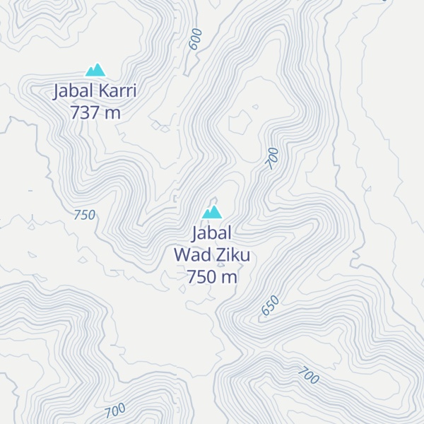 Map of Jabal Wad Ziku