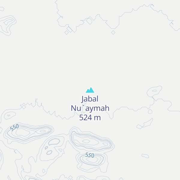 Map of Jabal Nu`aymah