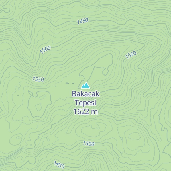 Map of Bakacak Tepesi