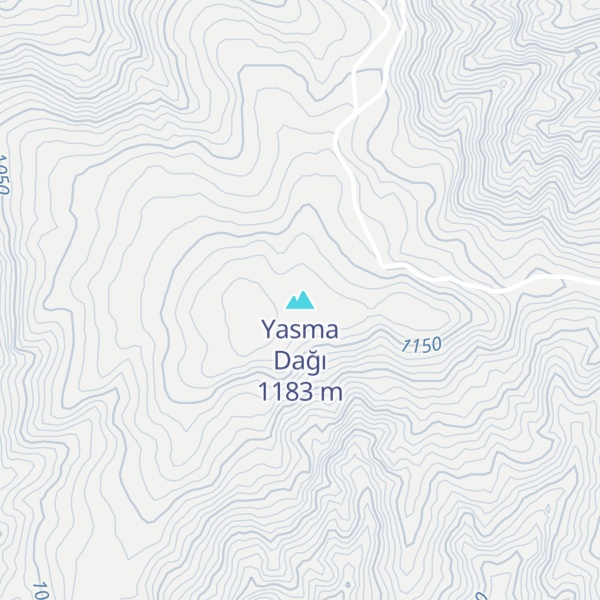 Map of Yasma Dağı