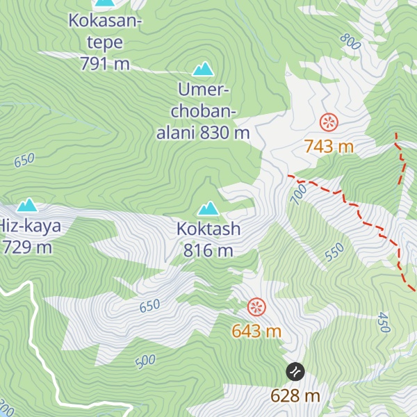 Map of Koktash