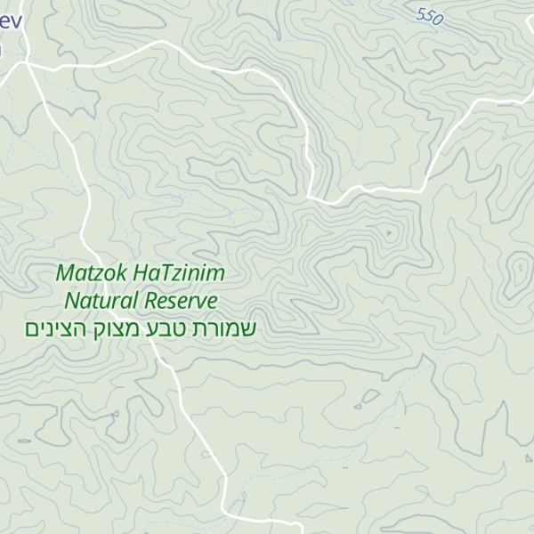 Map of Ramat Zipporim