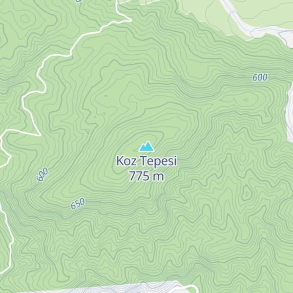 Map of Koz Tepesi