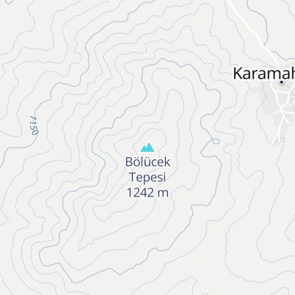 Map of Bölücek Tepesi