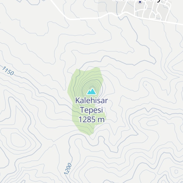 Map of Kalehisar Tepesi