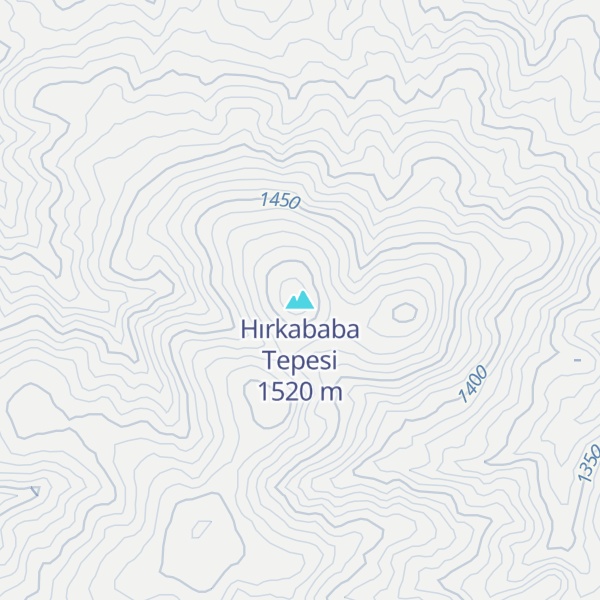 Map of Hırkababa Tepesi