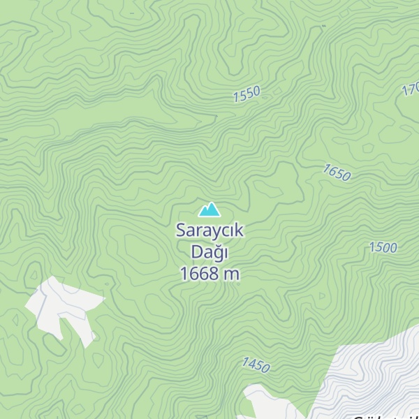Map of Saraycık Dağı