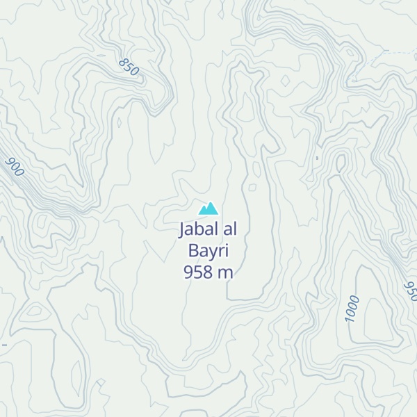 Map of Jabal al Bayri
