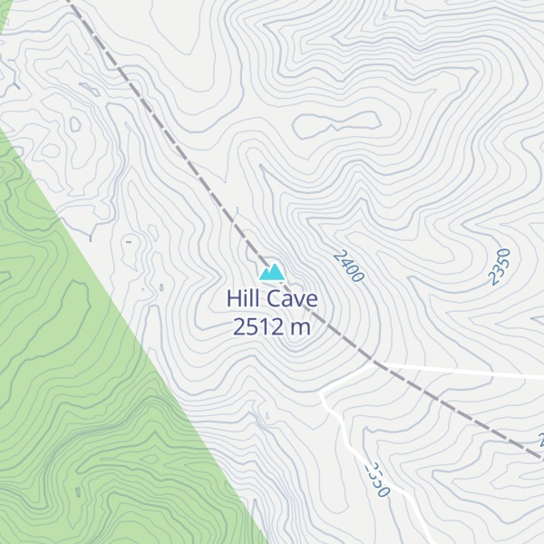 Map of Hill Cave