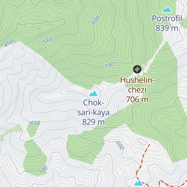 Map of Chok-sari-kaya