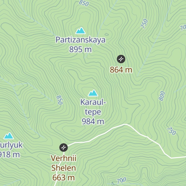 Map of Karaul-tepe