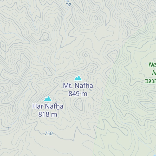 Map of Mt. Nafha