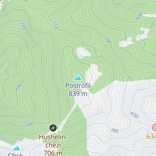 Map of Postrofil