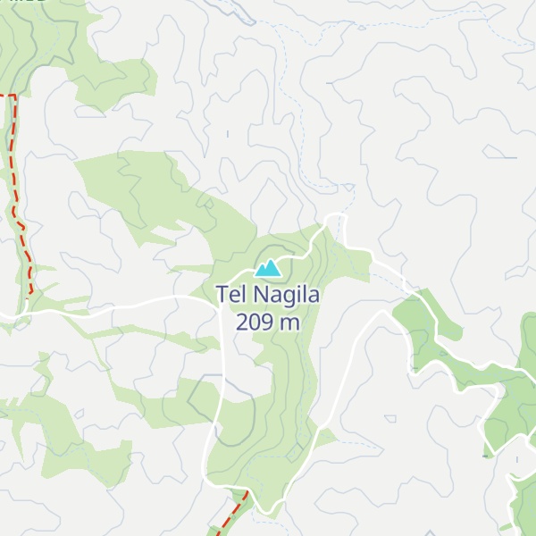 Map of Tel Nagila