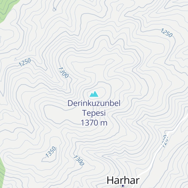 Map of Derinkuzunbel Tepesi