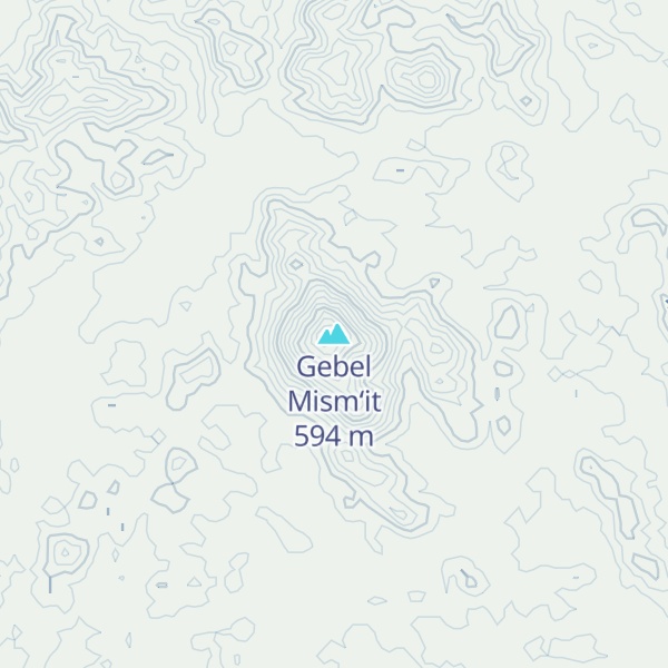 Map of Gebel Mism‘it