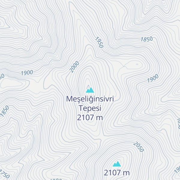 Map of Meşeliğinsivri Tepesi