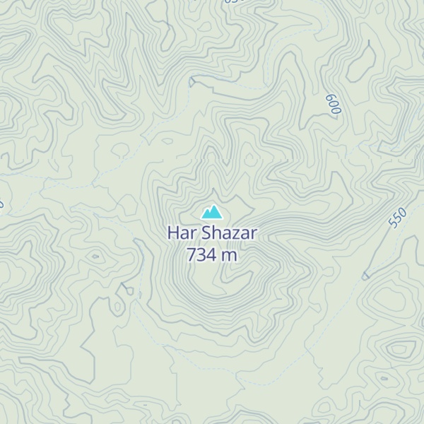 Map of Har Shazar