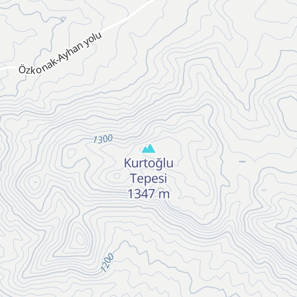 Map of Kurtoğlu Tepesi