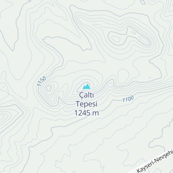Map of Çaltı Tepesi
