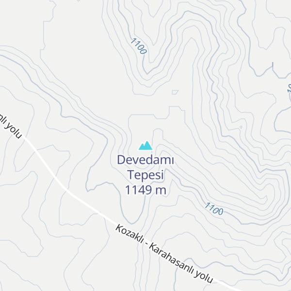 Map of Devedamı Tepesi