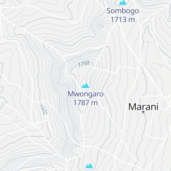 Map of Mwongaro