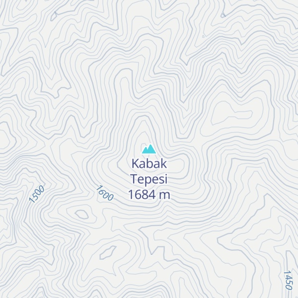 Map of Kabak Tepesi