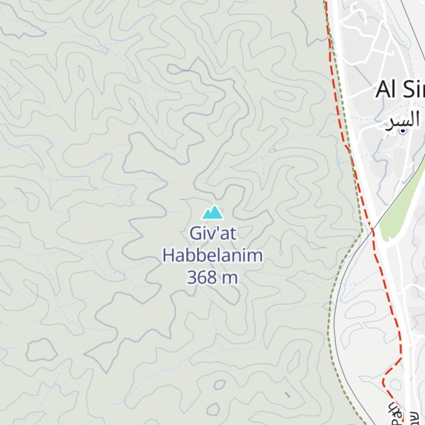Map of Giv'at Habbelanim