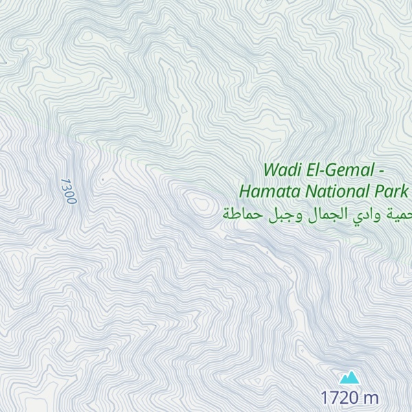 Map of Gebel Abu Hamamid