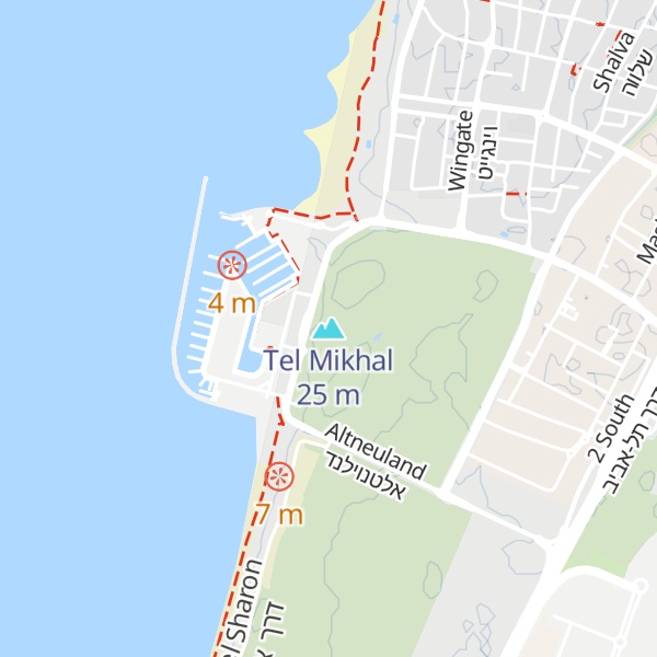 Map of Tel Mikhal