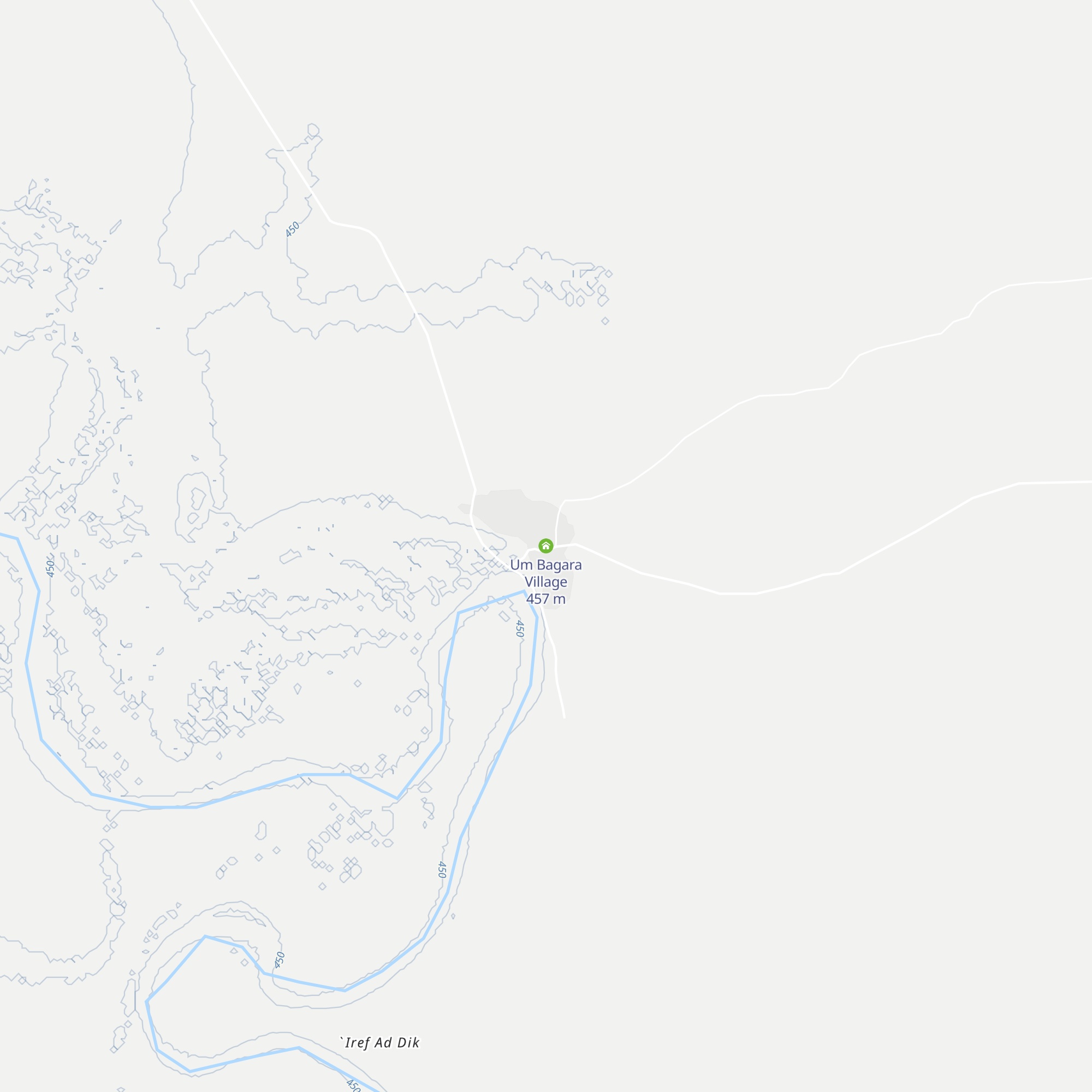 Um Bagara Village map