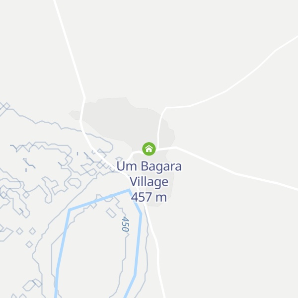 Map of Um Bagara Village