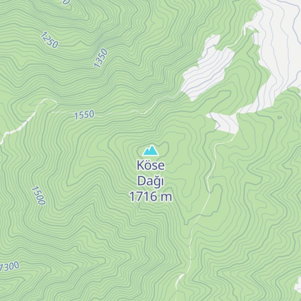 Map of Köse Dağı