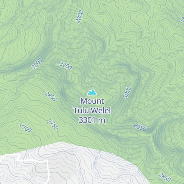 Map of Mount Tulu Welel