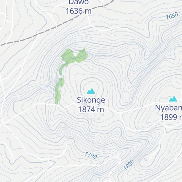 Map of Sikonge