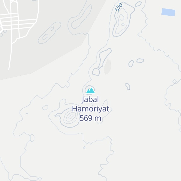 Map of Jabal Hamoriyat