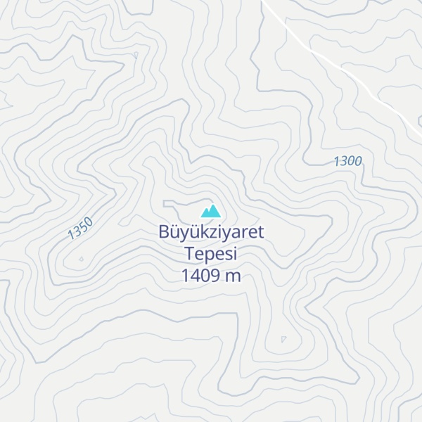 Map of Büyükziyaret Tepesi