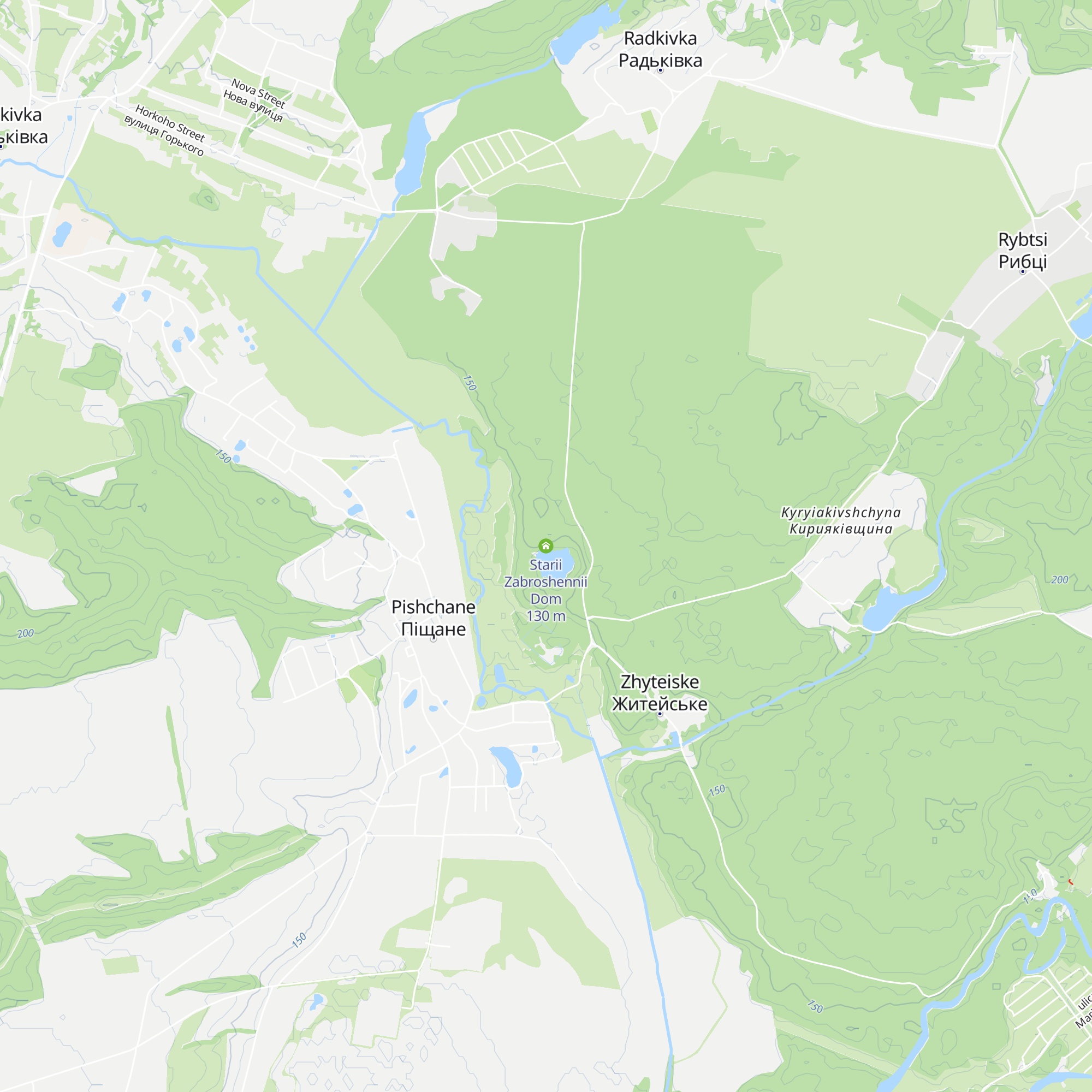 Starii Zabroshennii Dom map