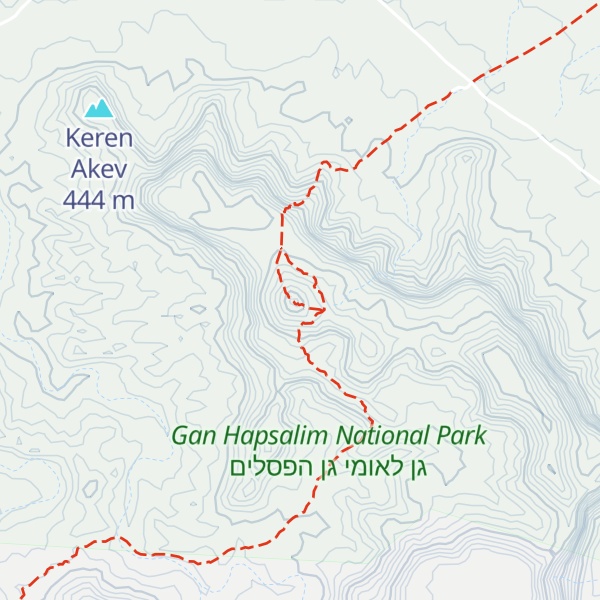 Map of Hod Akev