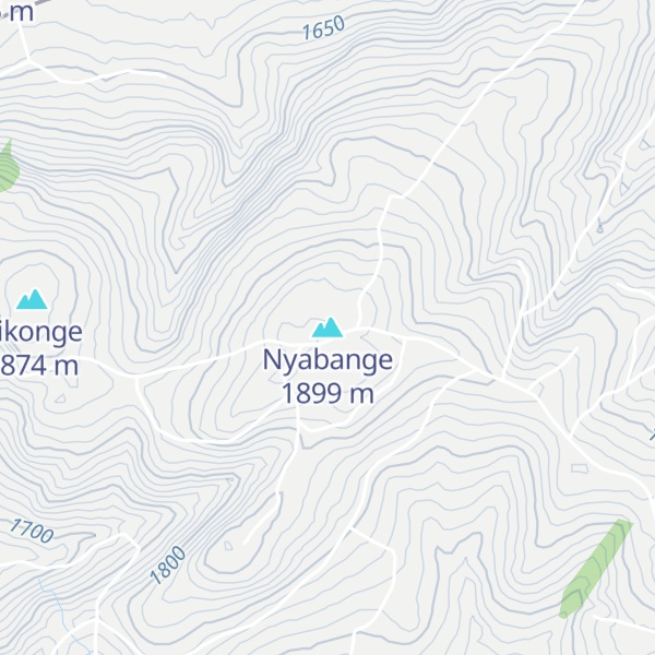 Map of Nyabange