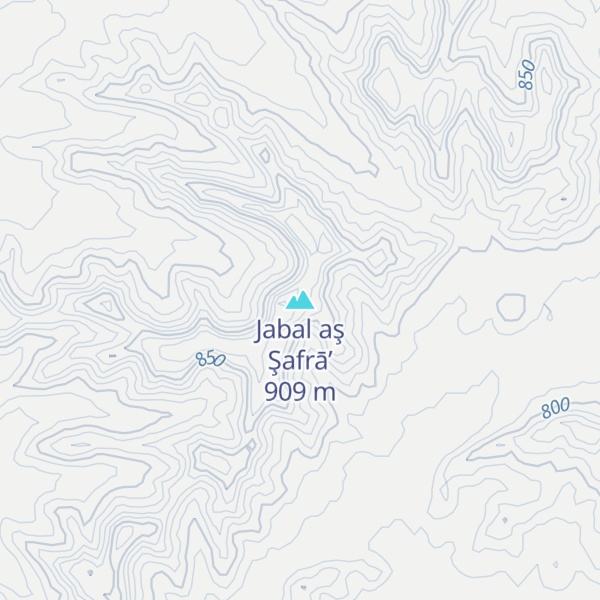 Map of Jabal aş Şafrā’