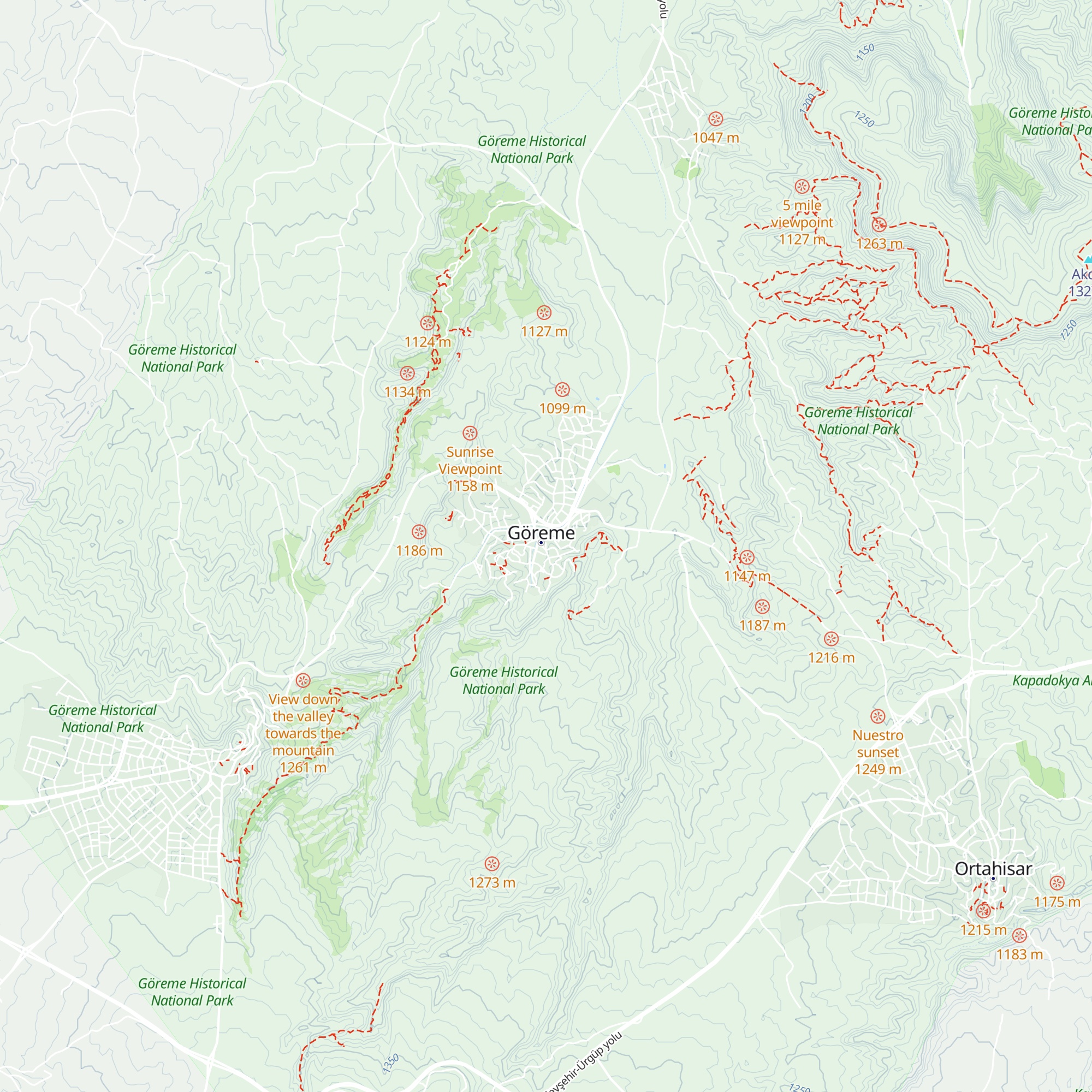Cappadocia Cave Rooms map