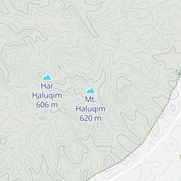 Map of Mt. Haluqim