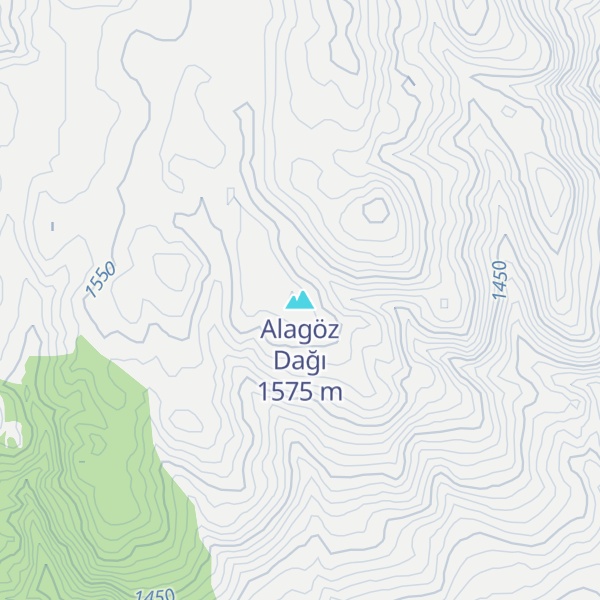 Map of Alagöz Dağı
