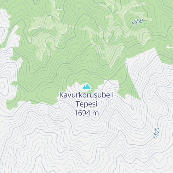 Map of Kavurkorusubeli Tepesi