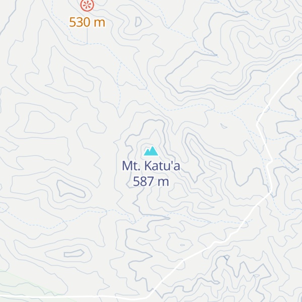 Map of Mt. Katu'a