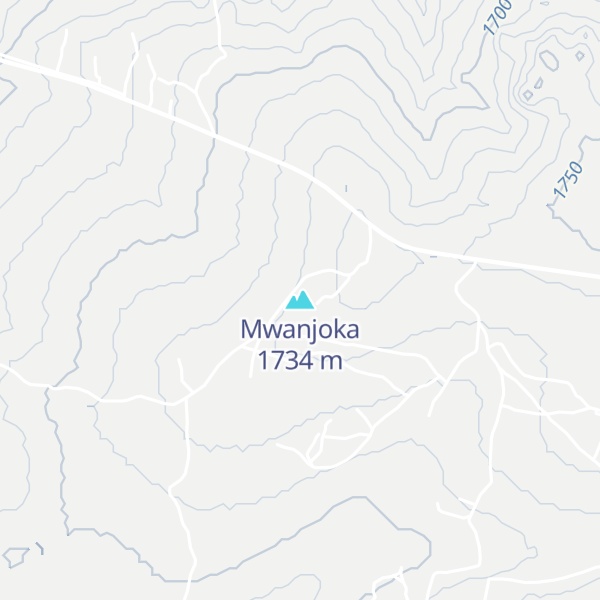 Map of Mwanjoka