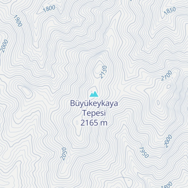 Map of Büyükeykaya Tepesi